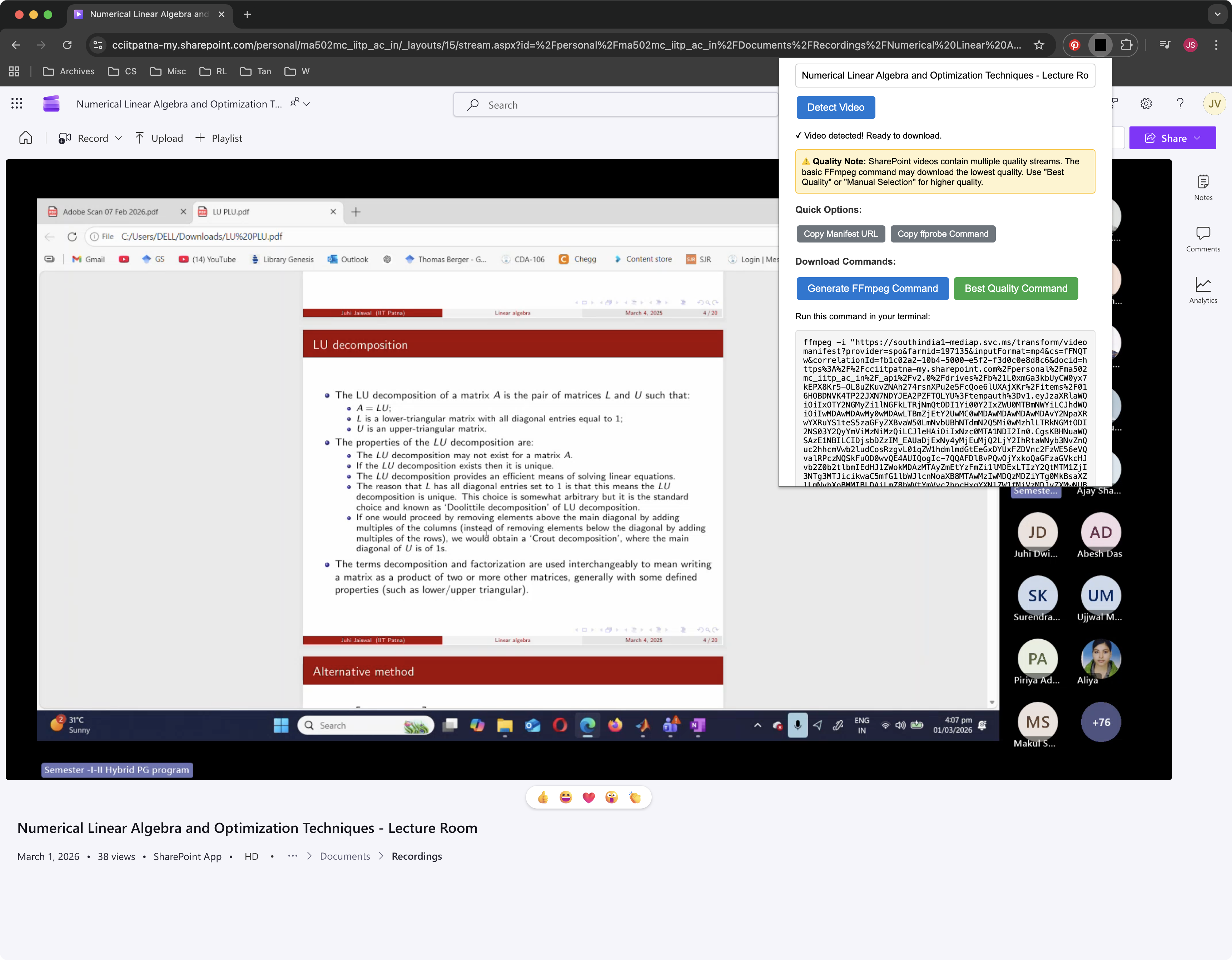 Sharepoint Video Download
